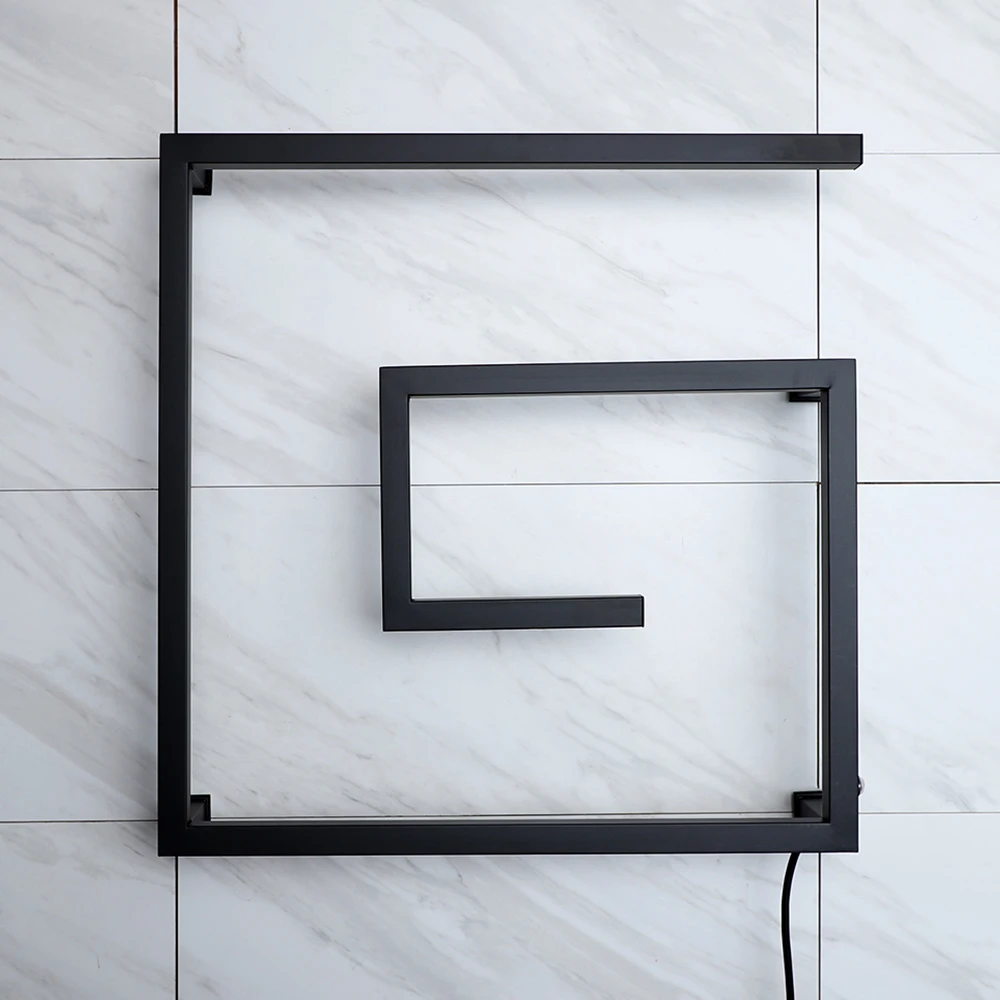 Stainless Steel Bathroom Towel Warmer Electric Heated Towel Rack Towel Rail Wall Mounted Drying