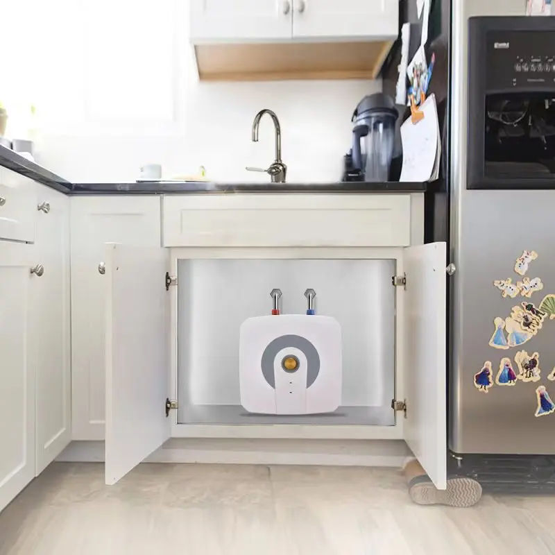 Mini-Tank Electric Water Heater 15L 1500W  Instant Hot Water Heater for Kitchen Under Sink Counter Rv Tr Trailer Home Appliance