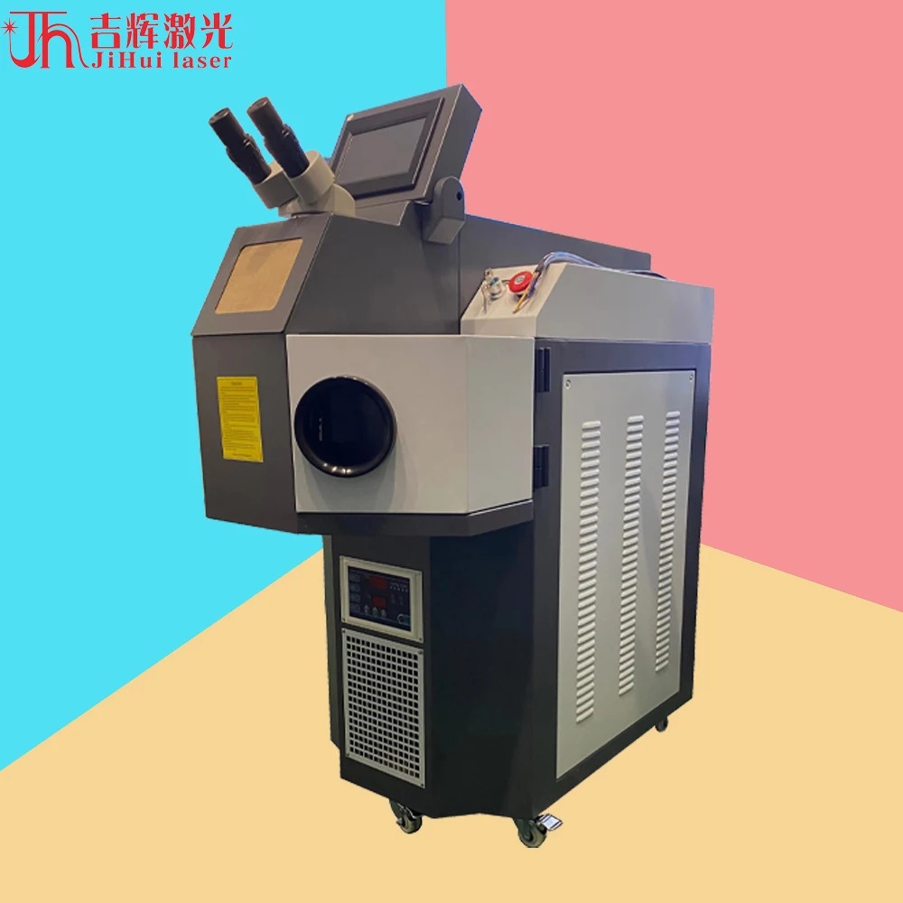 JIHUI hot sale desktop jewelry laser welding machine portable for jewelry gold and silver spot welding machine