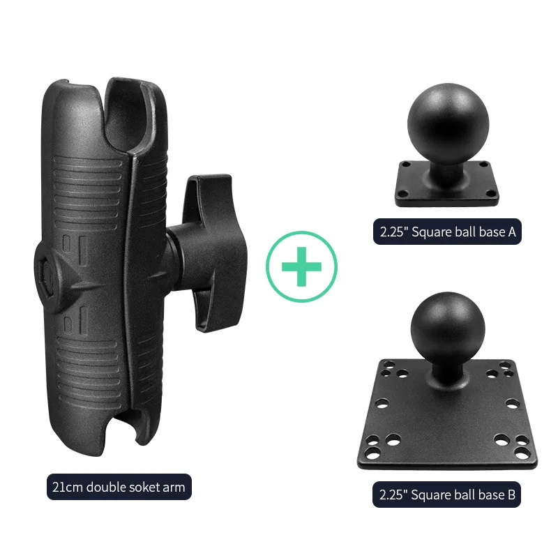 21cm swivel Monitor Mount D size 2.25' Ball head connect Bracket with 51*76mm