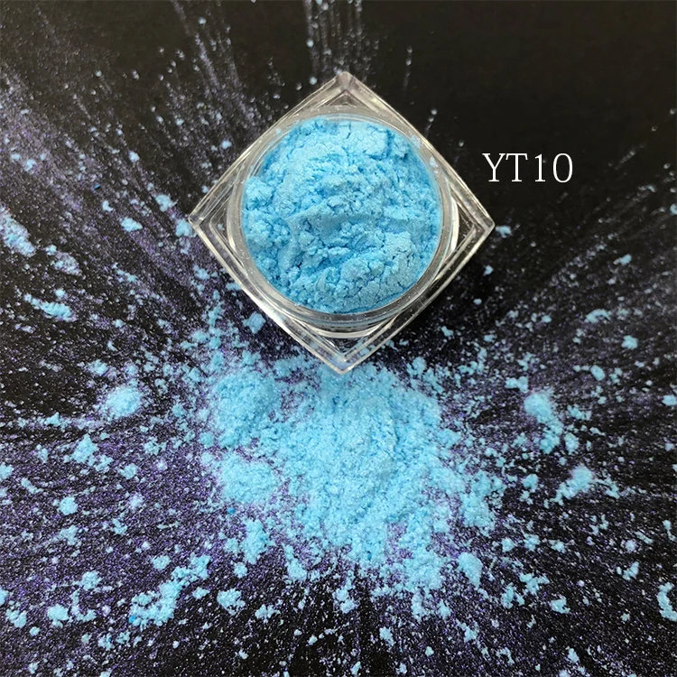 HNDO Wholesale New Arrival Colorful Fairy Aurora Powder Pigment For Nail Art Decoration