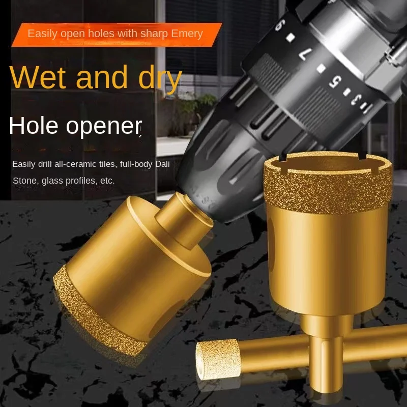 Dry drilling hole opener Ceramics granite vitrified tiles Marble tile drilling special hole opener