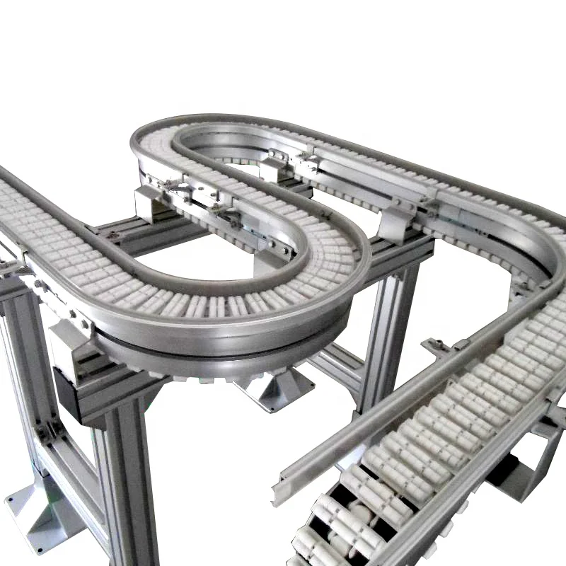 Flexible Conveyor Roller top chain accumulation Conveyor for Pharmaceutical industry conveyors