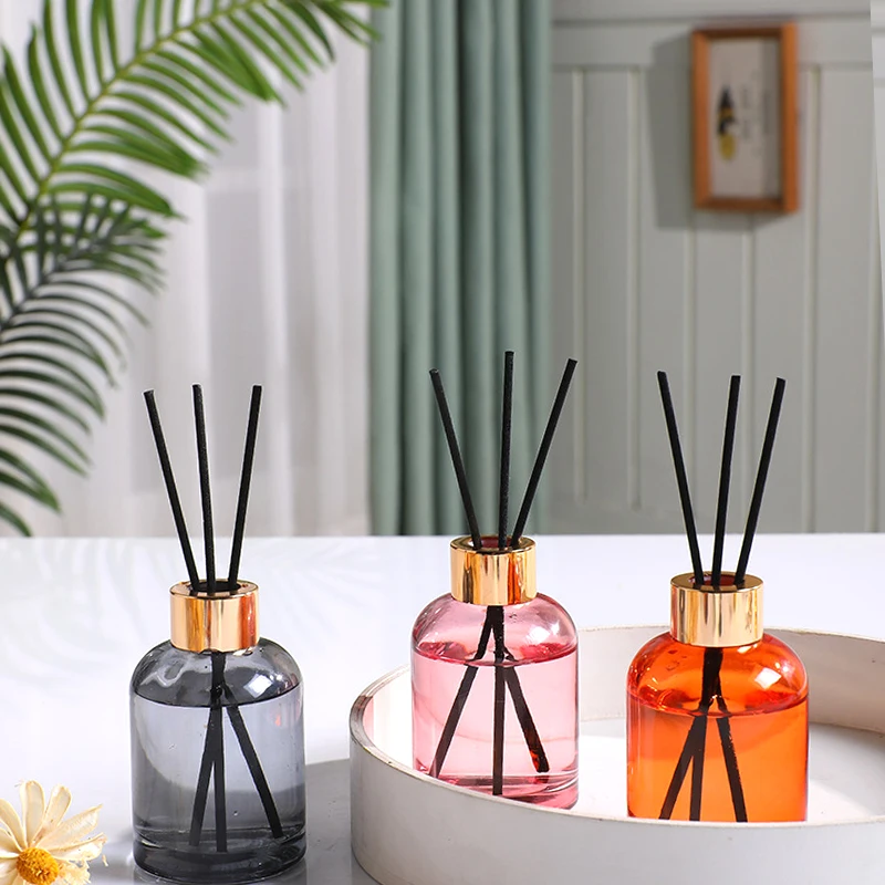 100ml 200ml Glass Diffuser Bottle Diffuser Jars Aromatherapy Storage Container Fragrance Accessories Use for  Reed