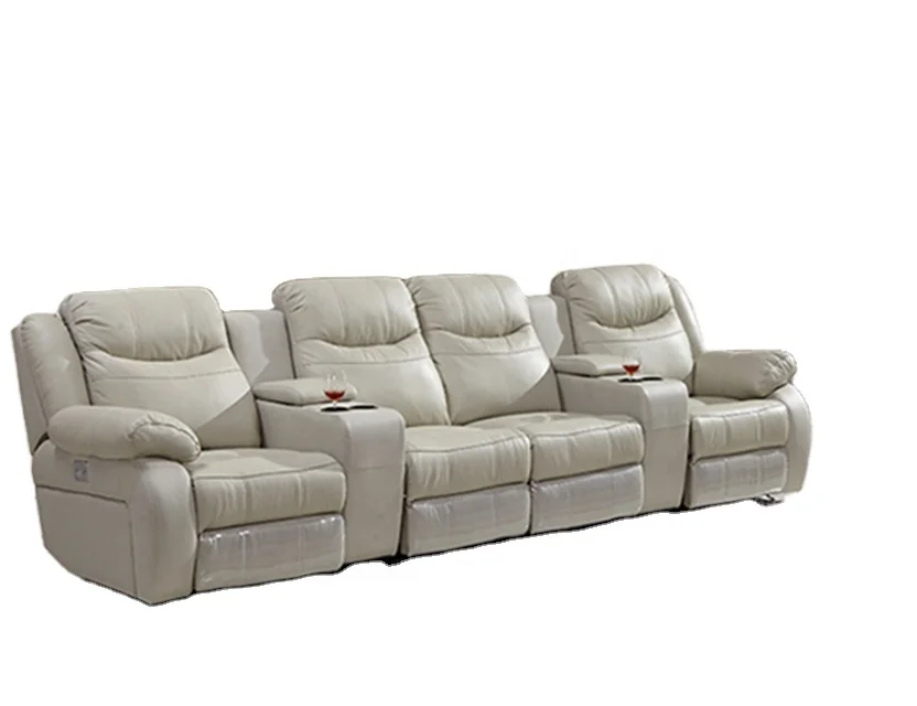 Современное Кресло из зернистой кожи для домашнего кинотеатра классическое кресло