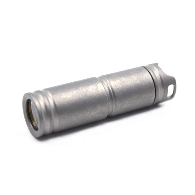  Фонарь для кемпинга USB Перезаряжаемый Регулируемый титановый светодиодный фонарик с отверстием