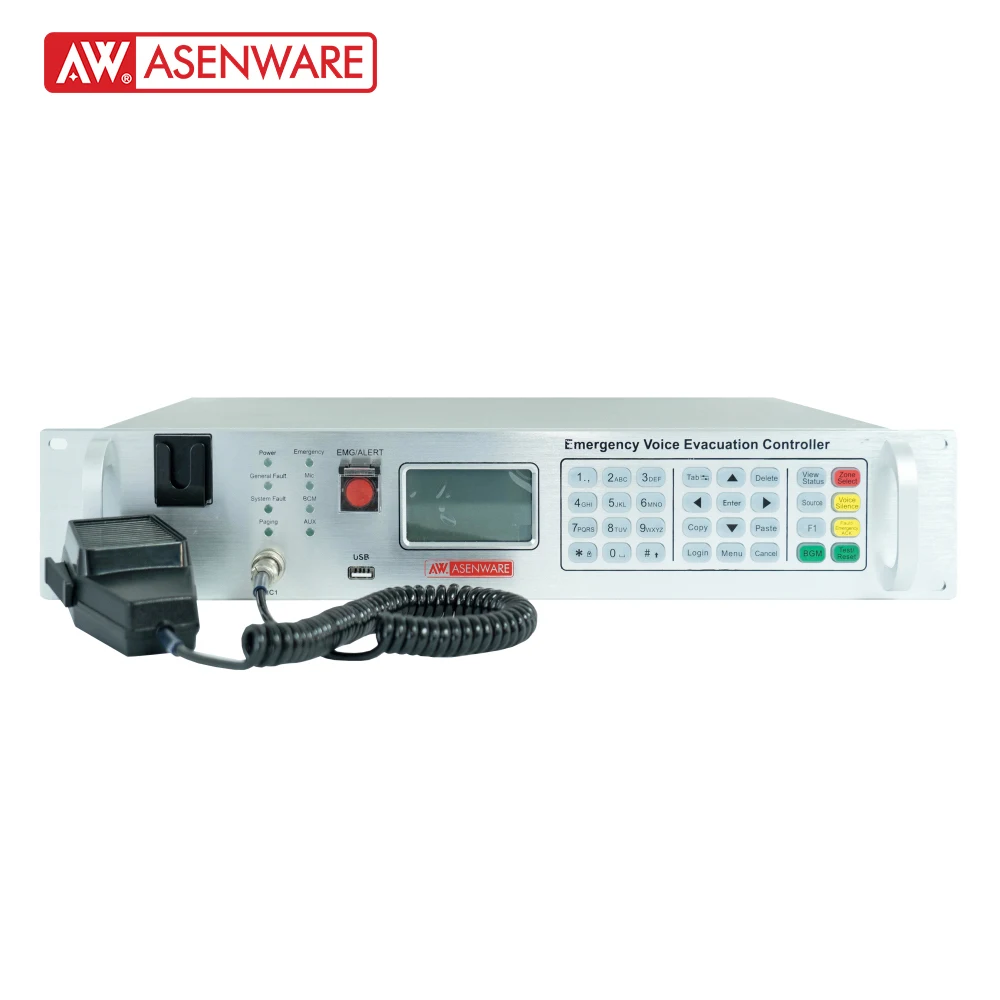 Multi Functional Voice Alarm System  controller for industry and Office