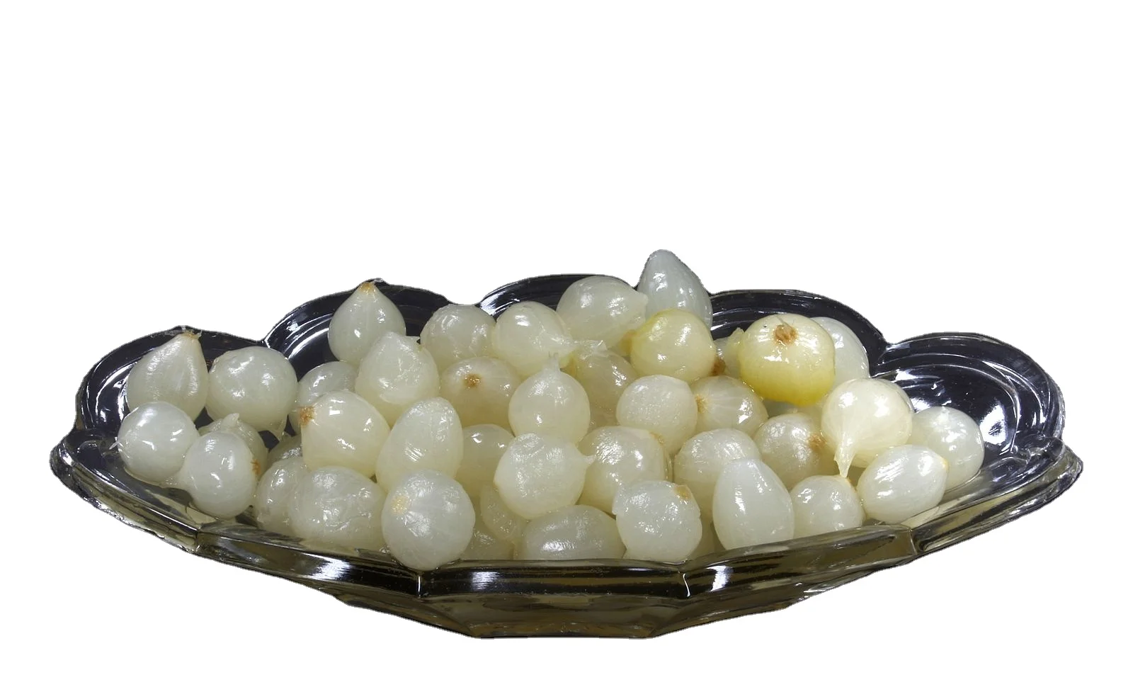 pickled onion preserved in brine contains of (water-vinegar-salt .....) in metallic tins,glass jars and barrels.