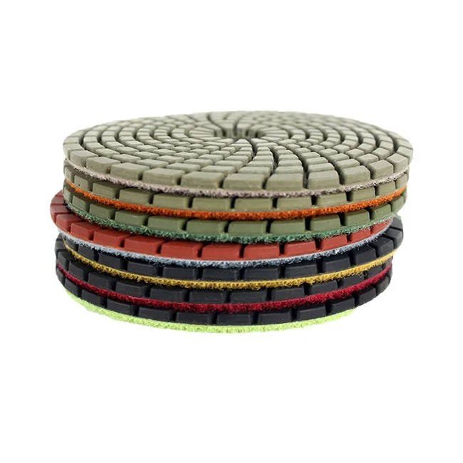 stone polishing tools wet granite pad