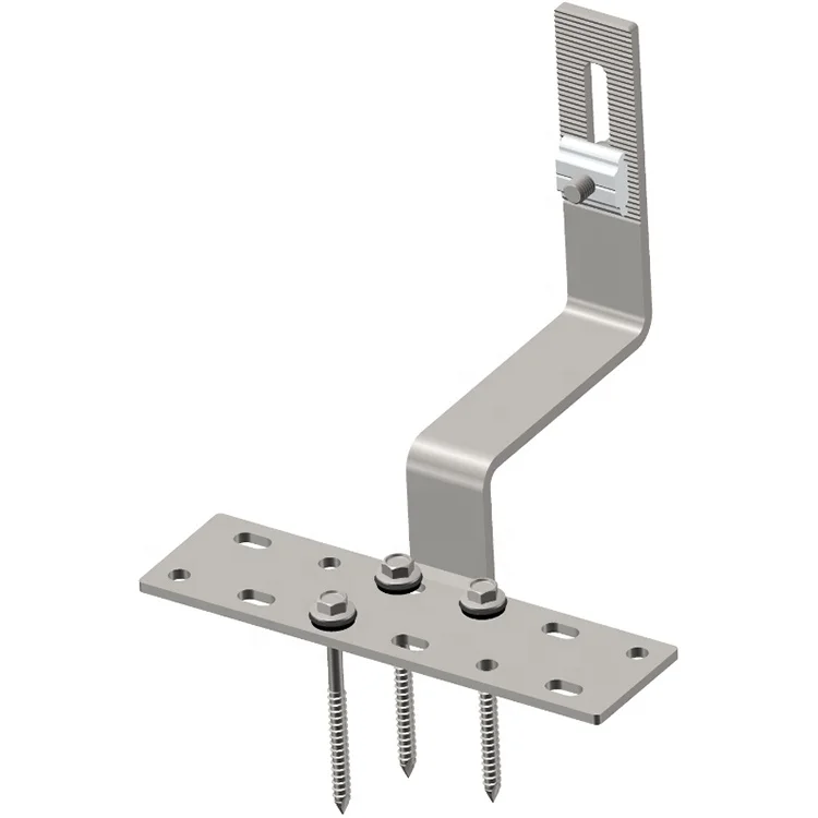 Tile Roof Solar Mounting Bracket Hook Adjustable Stainless Steel Solar Tile Roof Hook