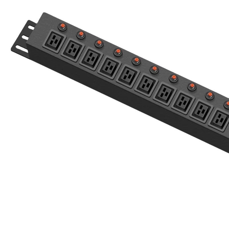 USA AU EU PDU Power Extension Socket Black Industrial Plug power strip for tablets ipad charging cabinet charging sockets