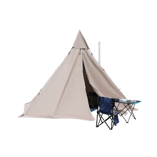 
outdoor 300D oxford fabric pyramid tent teepee glamping tent 