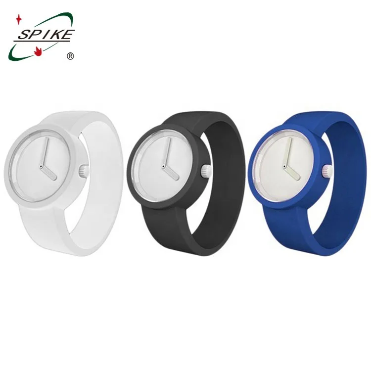 Custom silicone sports watch silicone japan movement quartz watch