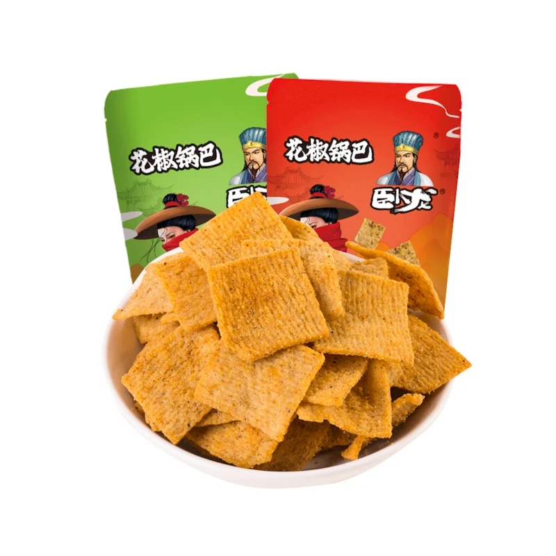 Оптовая продажа, картофельные чипсы, закуски, пищевые продукты, воздушные Хрустящие пакетированные закуски для веганов
