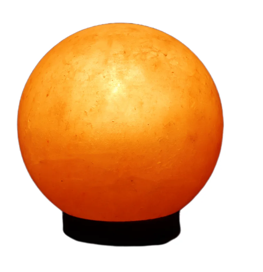 Натуральный Гималайский розовый хрустальный Соляной Светильник из Пакистана Премиум натуральный камень круглый шар и белый