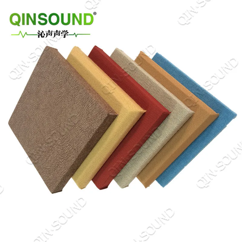 Bedroom bed wall background fireproof Soundproof system decoration acoustic wall panel fabric acoustic panel