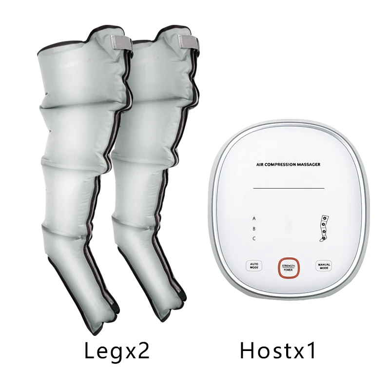 OEM ODM High Quality Full Legs Massage Machine Gray Black Pink Air Compression Leg and Foot Massager for Blood Circulation