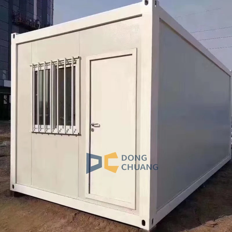 prefab container flat pack home single building 1 storey prefabricated house with toilet for suriname