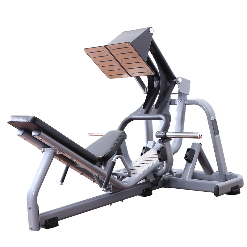 Commercial Gym Fitness Leg Exercise Strength Training Plate Loaded Equipment Linear 45 Degree Leg Press Machine For Bodybuilding