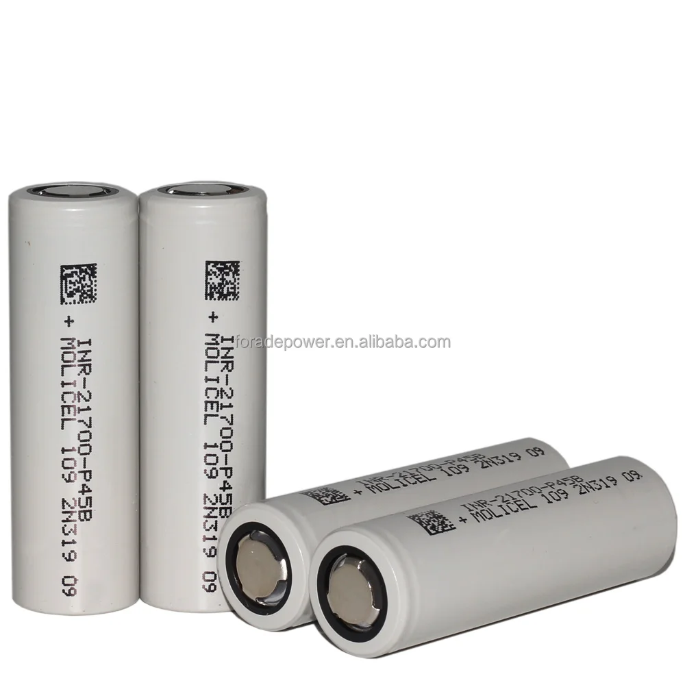 Оригинальный разрядный аккумулятор 3,6 В Molicel 21700 P45B 4500 мАч Molicell P45B Max 45A для Mech Mod
