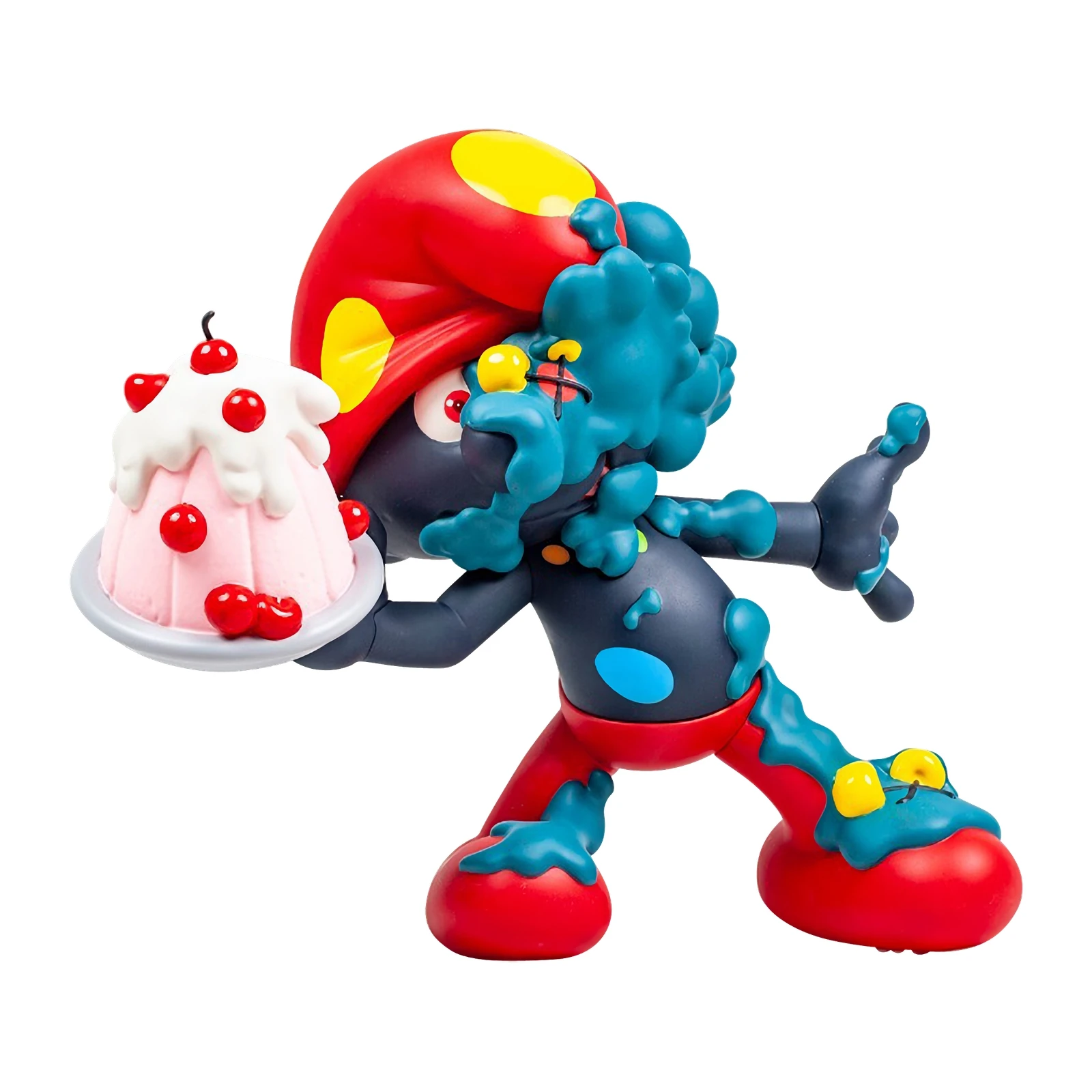 Custom small cartoon figure pvc art figurine resin figurine collectible vinyl designer animal toy maker