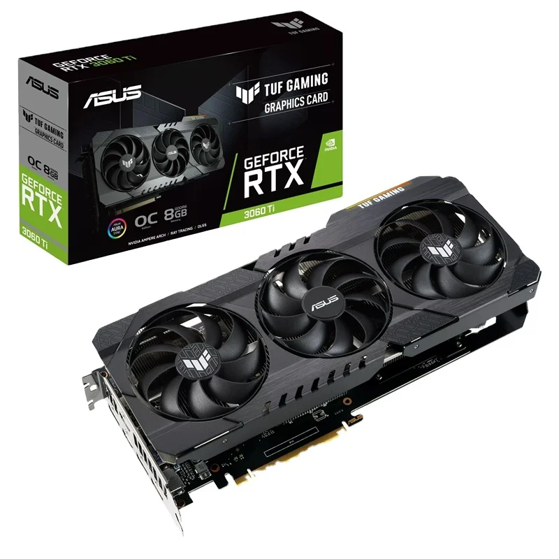 3060ti A SUS TUF Gaming GPU GeForce RTX 3060 Ti OC Edition 8GB GDDR6 Graphics Card Video Card