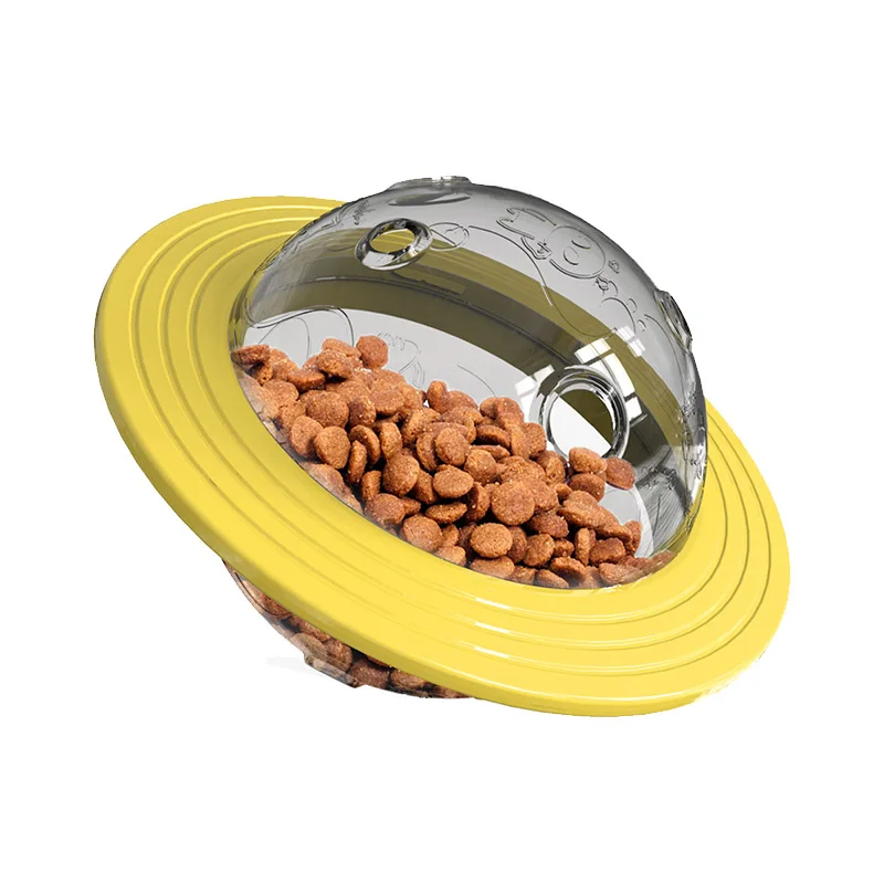 Pet supply factory wholesale missing food Slow food fly plate dog toy balls