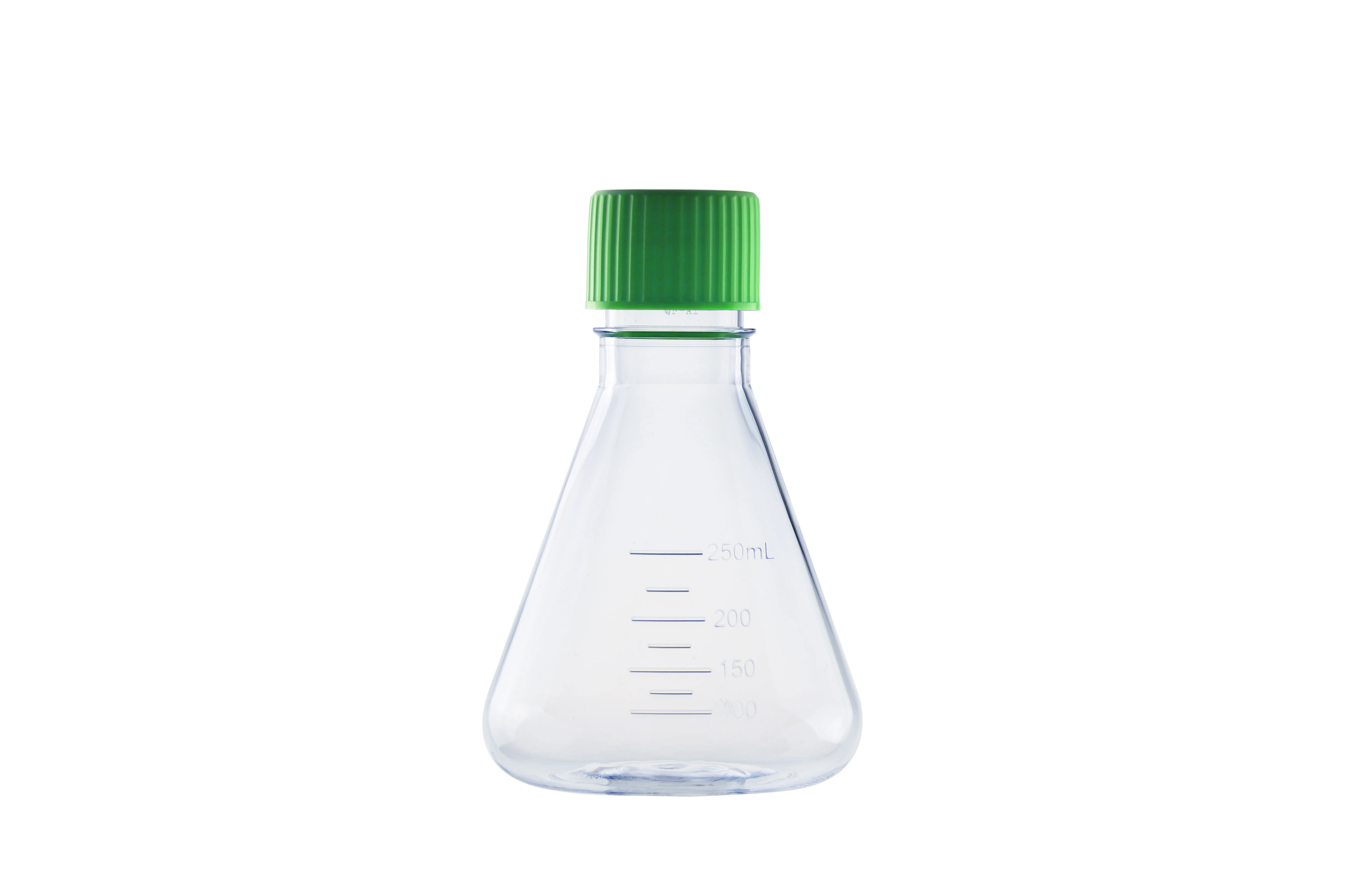 Intlkang Y250 Chemistry conical Flask Plastic petg flat bottom flask 250ml protein shake bottle