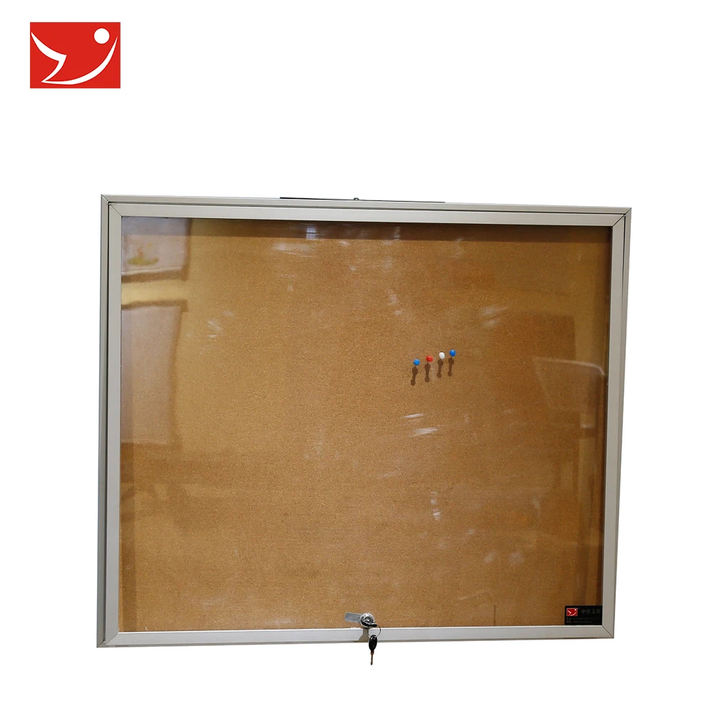 
 Настенное крепление, пробковое запираемое стекло, витрина, коммерческий шкаф  