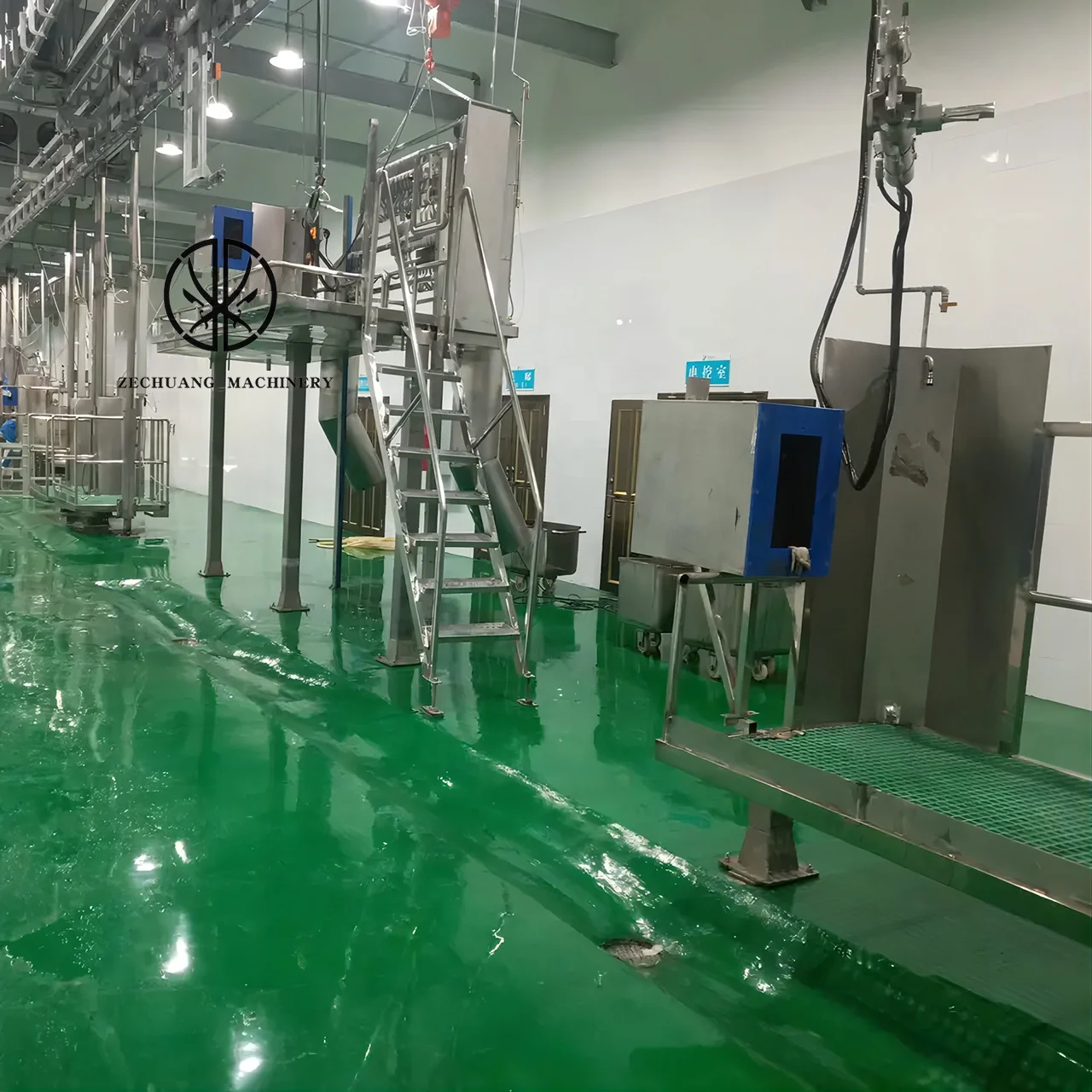 Halal Convenient fast Slaughter Line For Cattle wheelbarrow Pulley Hook For Slaughtering Equipment For Abattoir Hooks