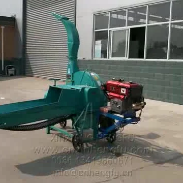 In Stock Feed Pellet Chaff Cutter Straw Grass Line Hammer Mill Crusher Machine