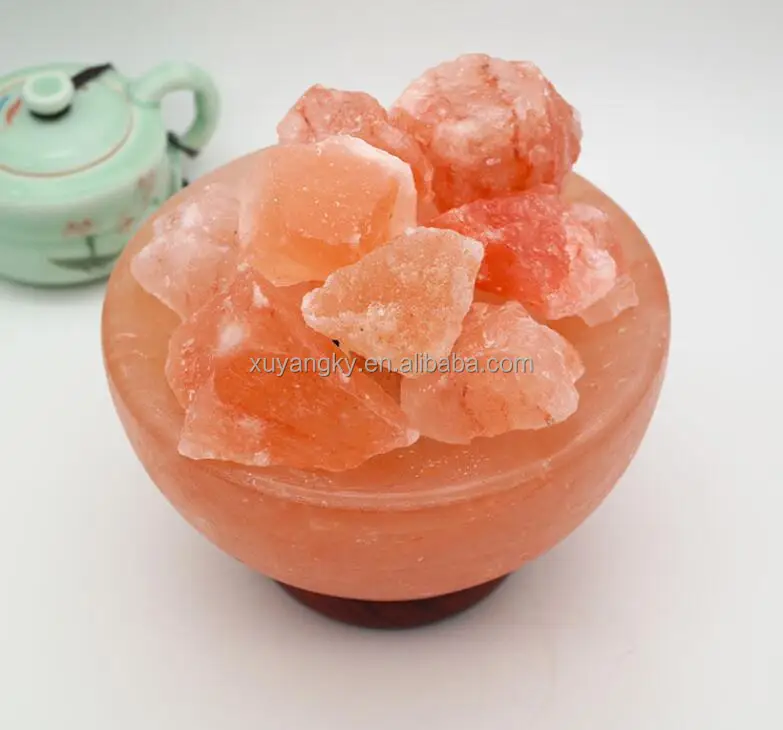 Wholesale Rock Salt Lamp Pink Crystal Natural Himalayan Salt Lamps Salt Rock With Wood Base Best Price