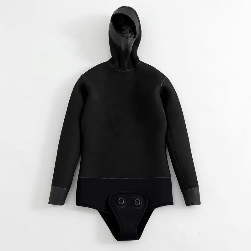 2023 oem высококачественный утолщенный эластичный неопреновый CR 5 мм термозащитный гидрокостюм для подводной охоты