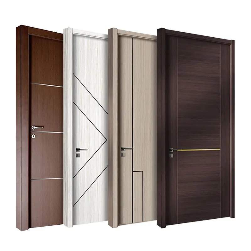 ADVANCE High quality solid wood silent carbon fiber door for bedroom