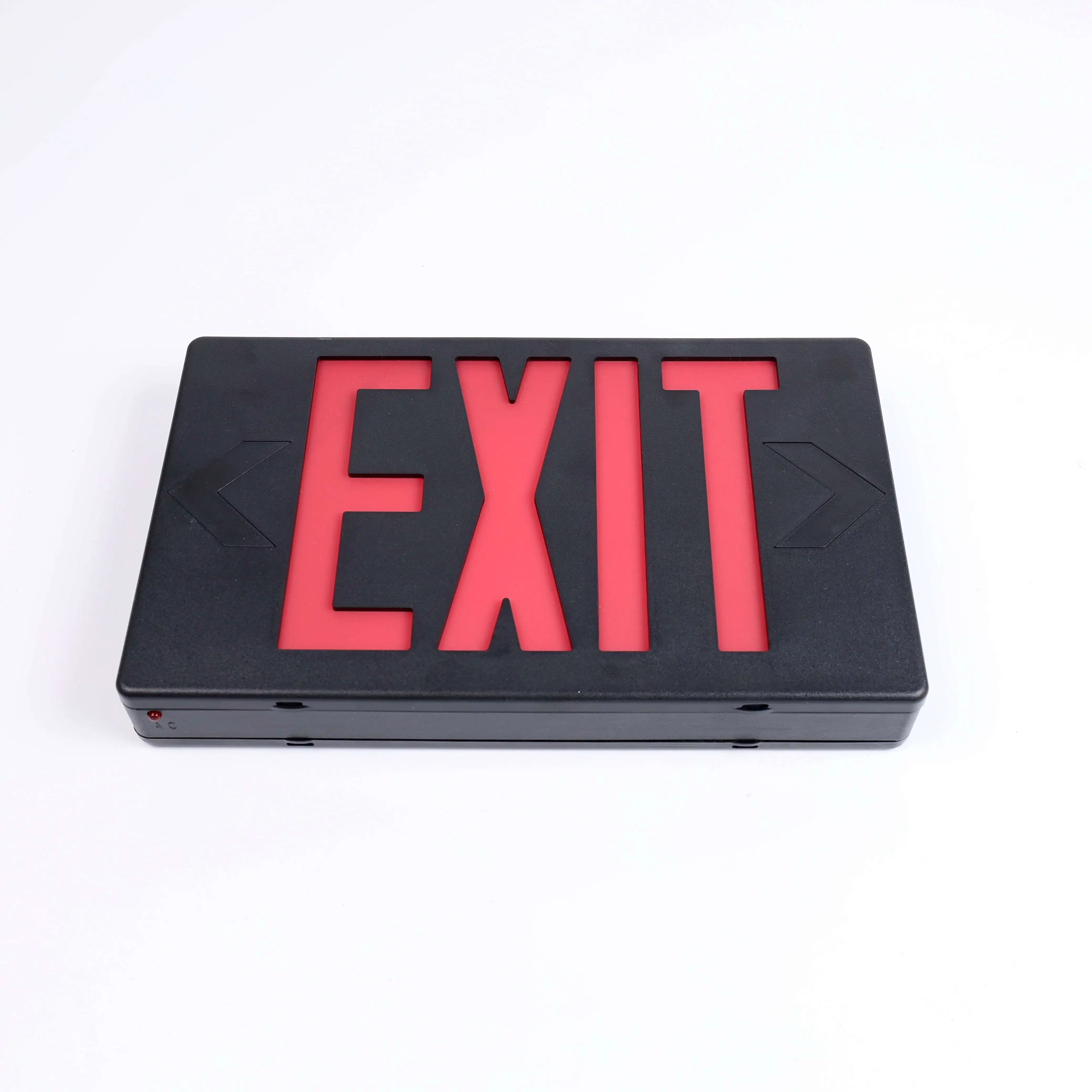 Wholesale Price Led Emergency Light Led Black Exit Sign Wall Mounted Emergency Black Exit Exit Sign Light For Hospital