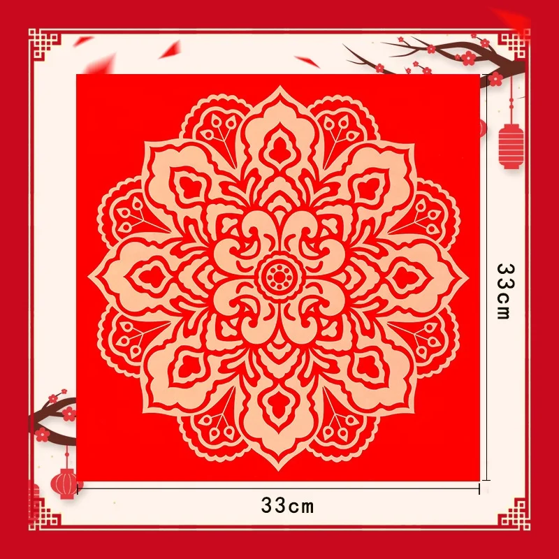 Лидер продаж, цветной утолщенный картон, можно использовать для ручной росписи, украшения, круглая квадратная бумага для рисования в 33 см