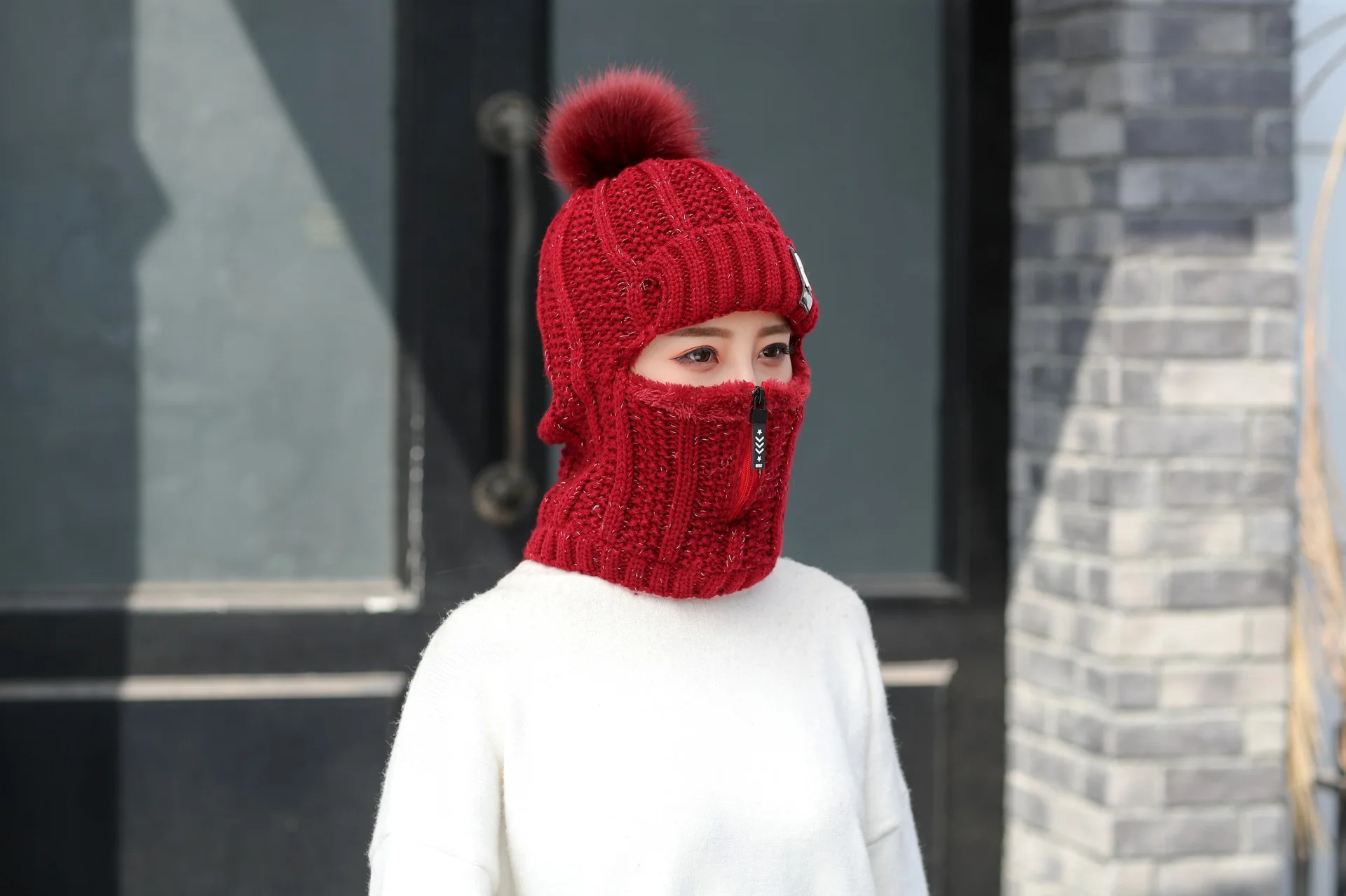 High Quality Custom Thick Winter Hats Chunky Hats Warm Cuffed Beanie Women Ribbed Knit Beanie Hats