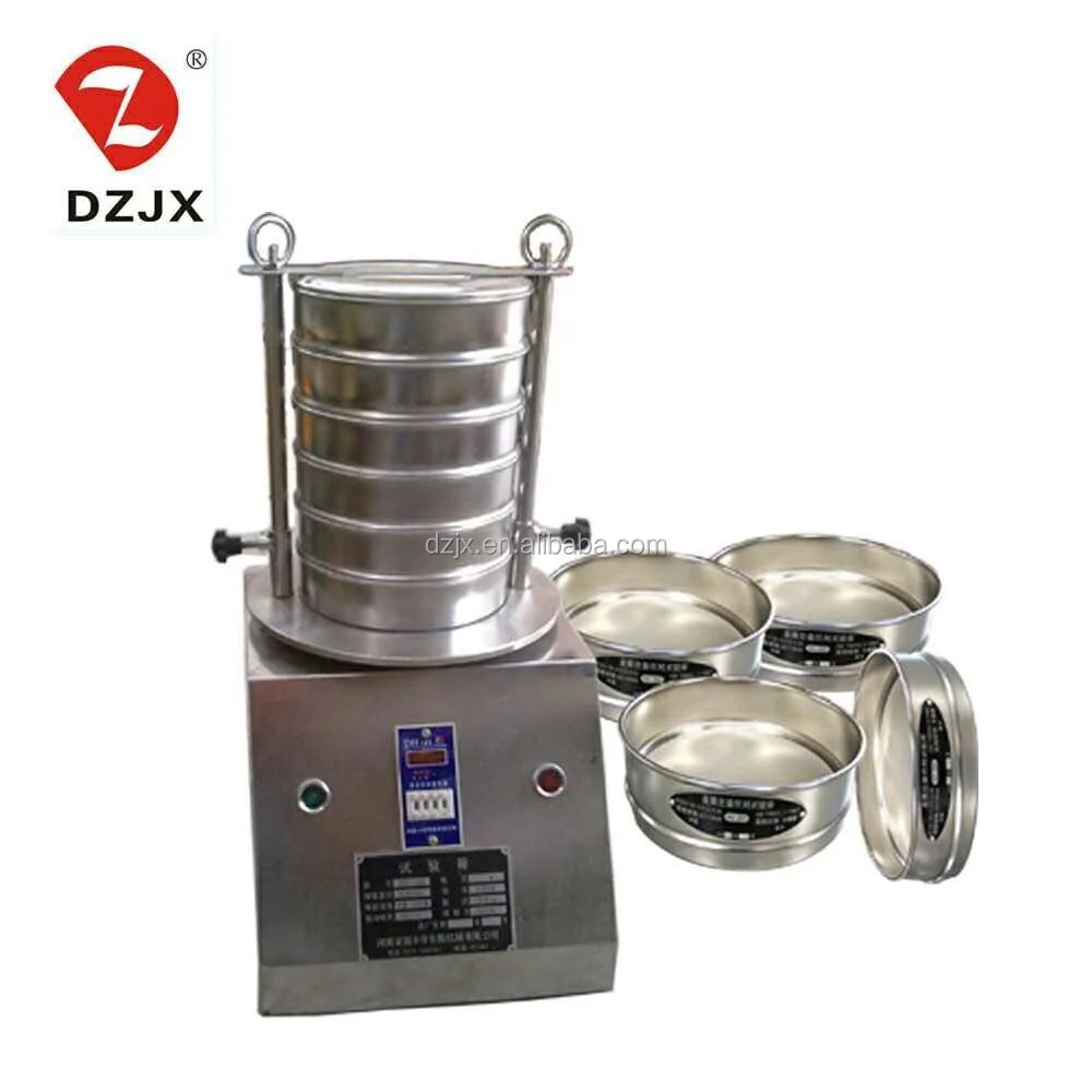 DZJX 200 300 400 Mm Wheat Flour High Frequency Test Sieve Shaker Machine Laboratory Sieve Shaker Set For Lab