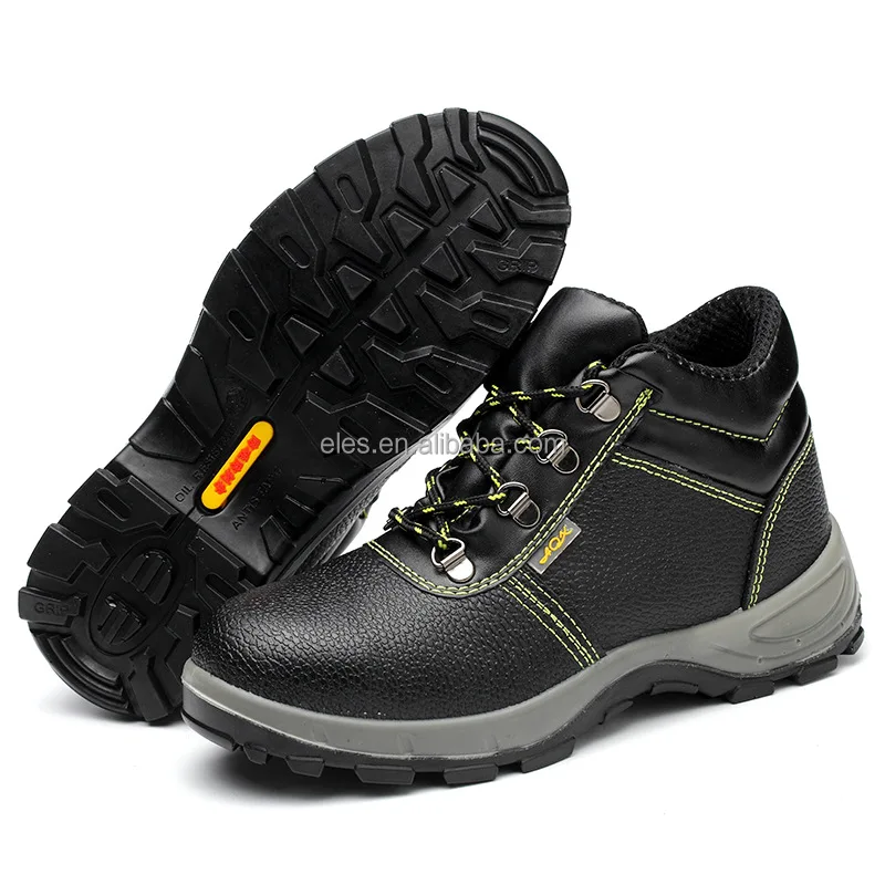 New Anti Static Construction Waterproof Genuine Leather Safety Shoes