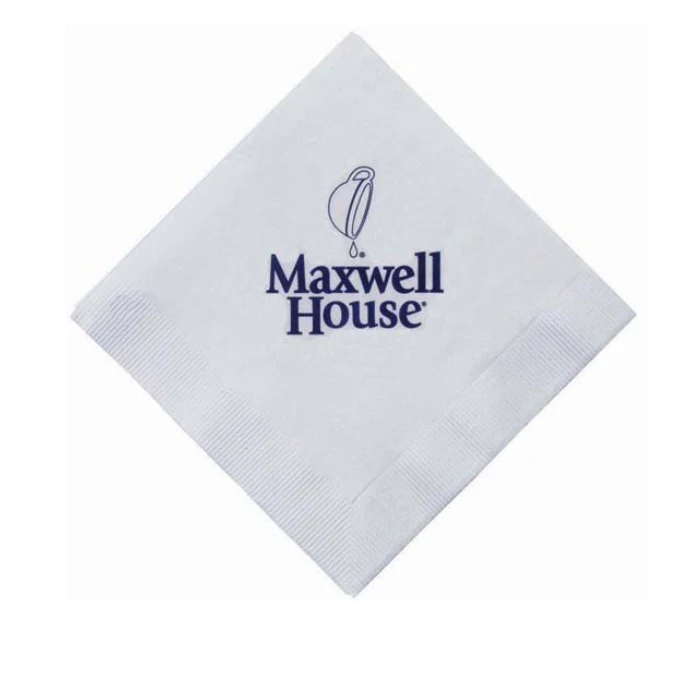 Black Luxury restaurant cheap custom Design printed logo napkin tissue paper with gold logo