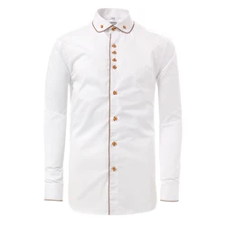 Мужская классическая рубашка смокинга, новый стиль 2021