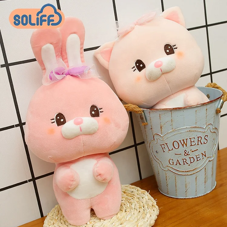 Children Plushie Custom Gatos De Peluche Oso Toys Soft Rabbit Toy Cat
