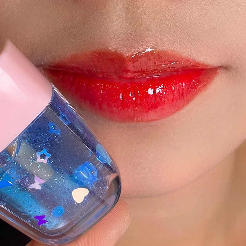 New Arrival Wholesale Ocean World Liquid Lip Gloss Moisturizing Cute Ice Cream Lip GLaze Makeup