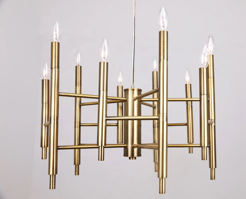 Indoor luxury chandelier lights Living room dining room headlights metal candle lights