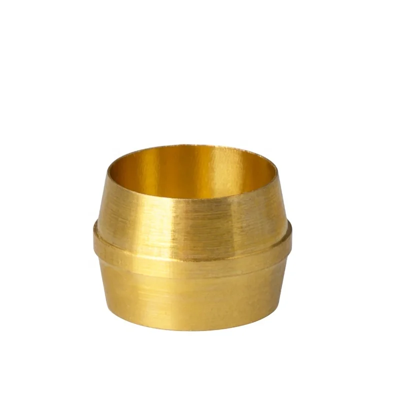 High Quality Brass Fitting Pipe Hose Fitting Sleeve for Metal Pipe Brake Copper