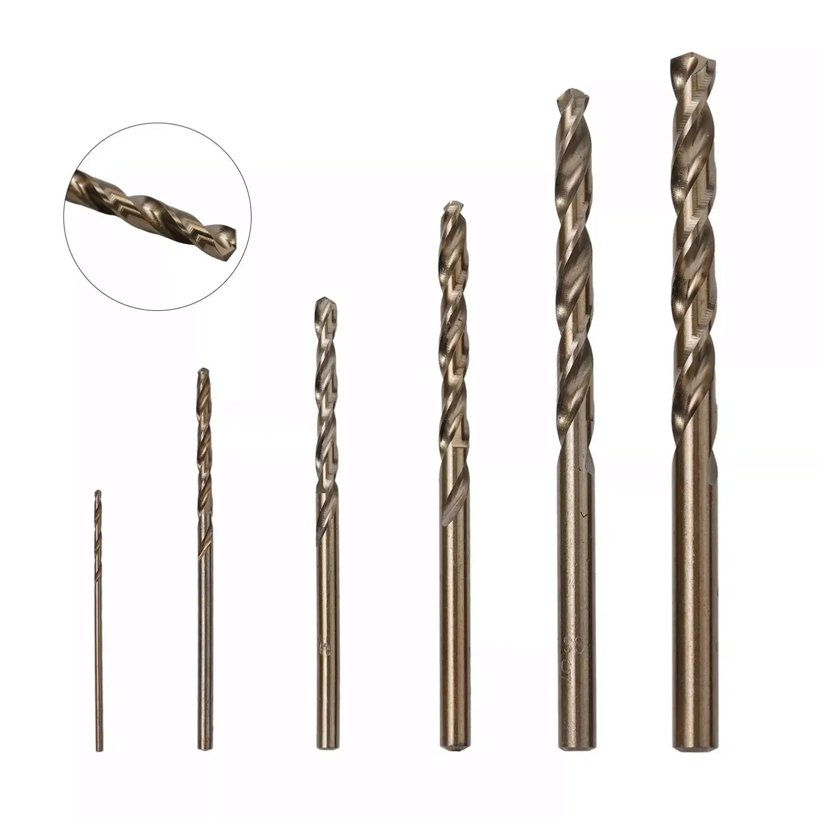 HSS M35 Cobalt Drill-Bit For Metal Stainless-Steel Drilling
