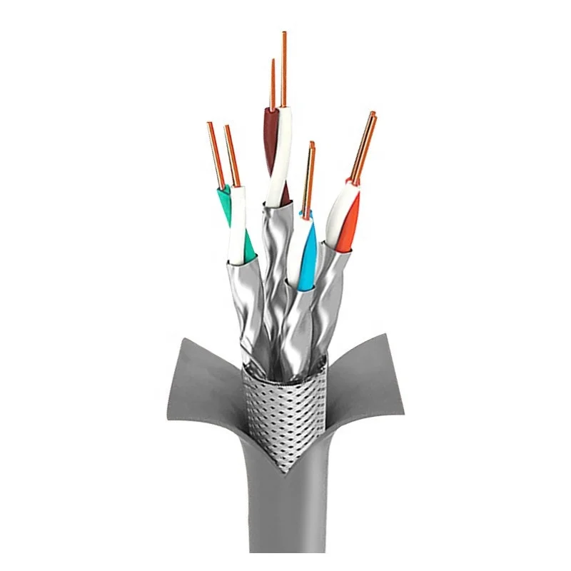 Oem Sftp Four Twisted Pairs Rj45 Ethernet Network Lan Cable(cat7)