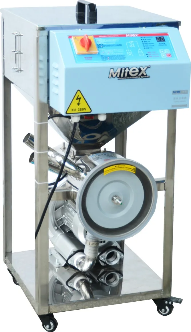 plastic raw material vacuum auto loader parts with storage tank for sale