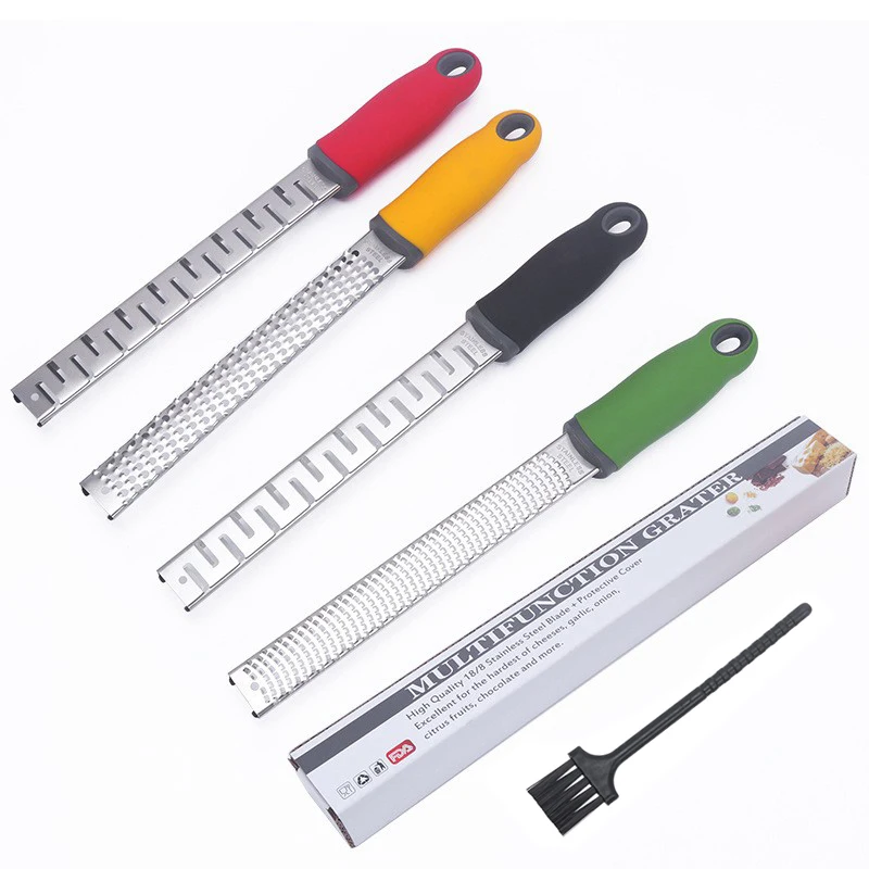 Stainless Steel Multipurpose Grater Manual Lemon Zester Couunt Vegetable Chocolate Cheese Grater