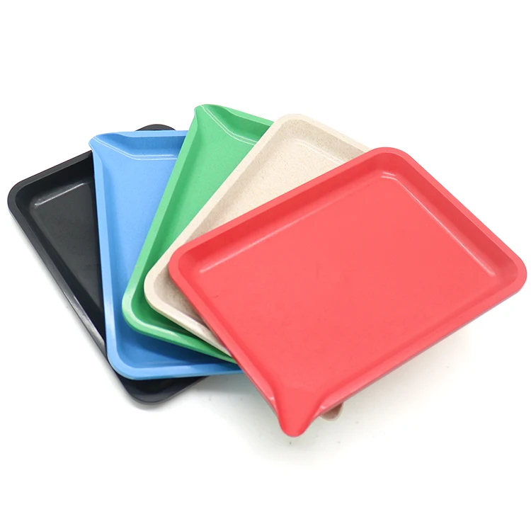 New Portable Eco-Friendly Biodegradable Rolling Tray Set With Tobacco Grinder Custom Logo Smoking Tray Wholesale